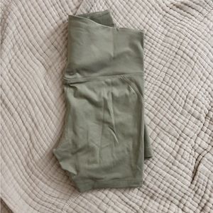 M Girlfriend Collective High Rise Run Short Inseam: 4 3/4”